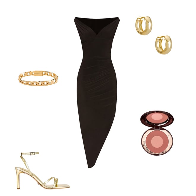 Tara Side Drape Gown