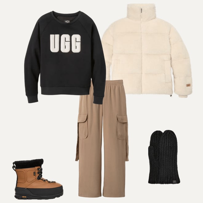 Madeline Fuzzy Logo Crewneck | UGG