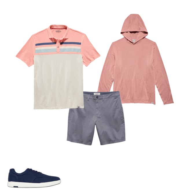 1st bundle featuring 3 items which compliment  Memphis Stretch Shorts - Grey