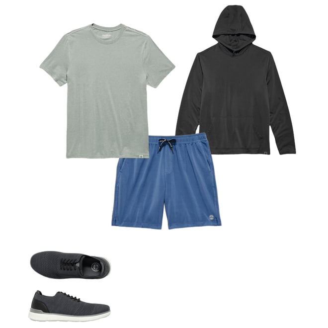 2nd bundle featuring 3 items which compliment  Lockhart Volley Shorts - 7” Inseam - Navy