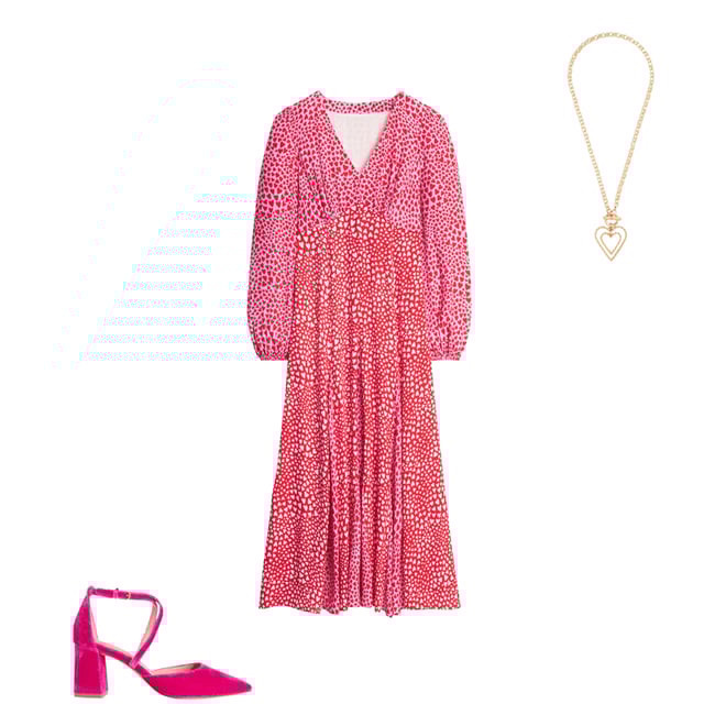 2nd bundle featuring 2 items which compliment Lisa Long Sleeve Tea Dress