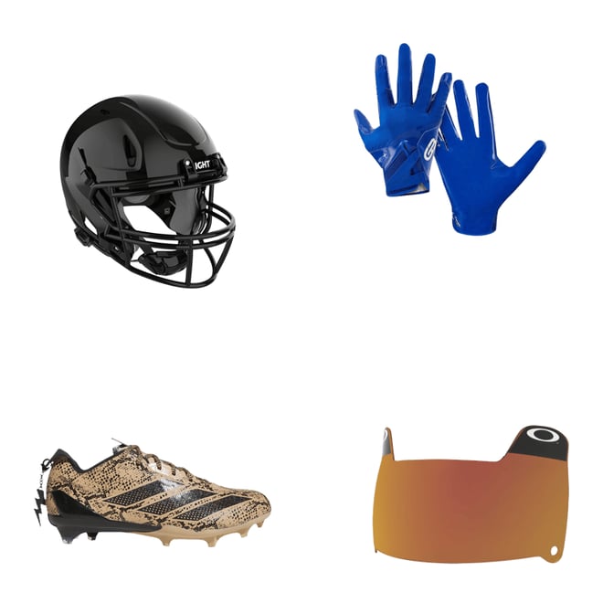 Oakley Legacy Prizm Torch Football Shield | Dick's Sporting