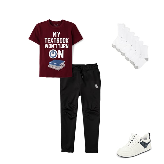 7th bundle featuring 3 items which compliment Boys Moisture Wicking Fleece Pants