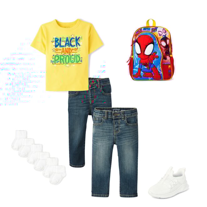 1st bundle featuring 4 items which compliment Toddler Boys Running Sneakers