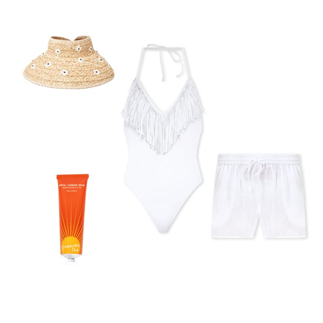 Product | LSPACE Desert Days One Piece Swimsuit - White