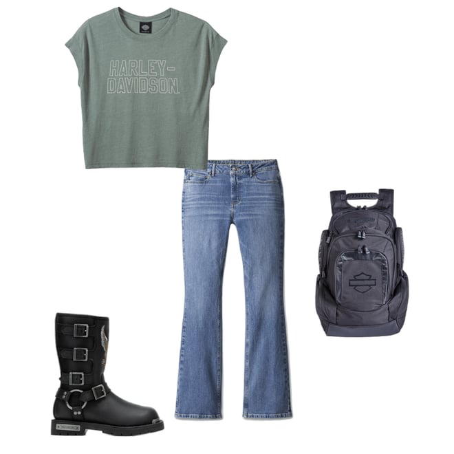 Women's H-D Font Tee | Harley-Davidson USA