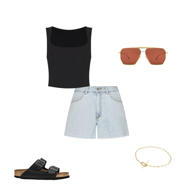 4th bundle featuring 4 items which compliment Light Ribbon Pilot Sunglasses