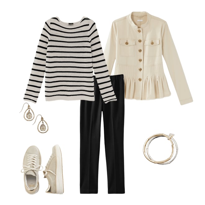 Military Peplum Jacket | JJill