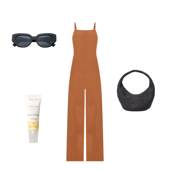 Product | Jaida Jumpsuit - Brown Sugar