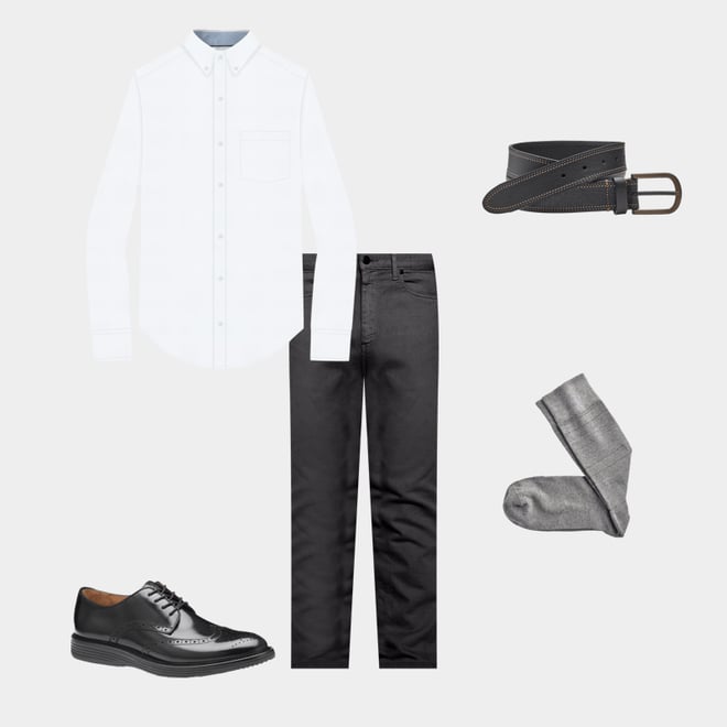 2nd bundle featuring 4 items which compliment Striped Dress Socks