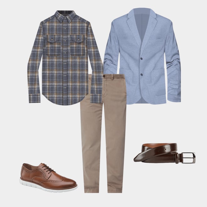 6th bundle featuring 4 items which compliment Brushed Button-Front Knit