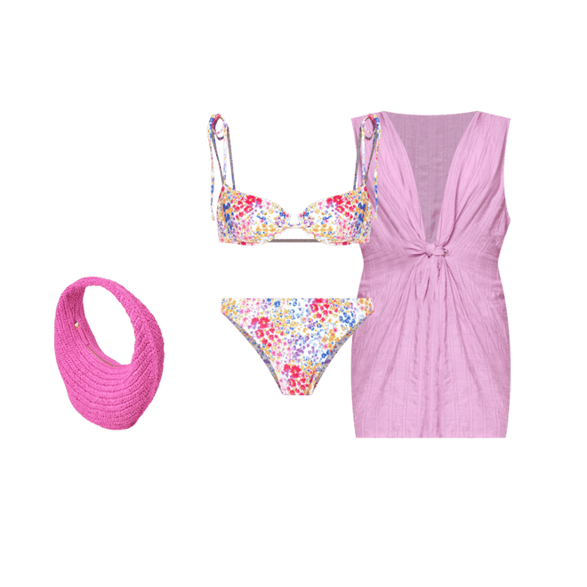 トップス SanrioxALEXIASTAM ShoulderRibbonCamisole Kenley Top Heather Apricot – koihappiness