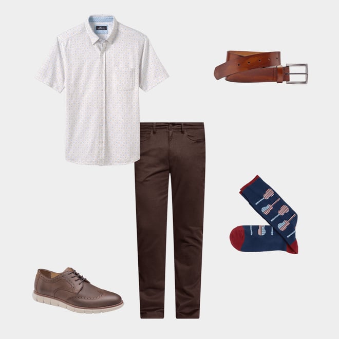 4th bundle featuring 4 items which compliment Holden Embossed Wingtip