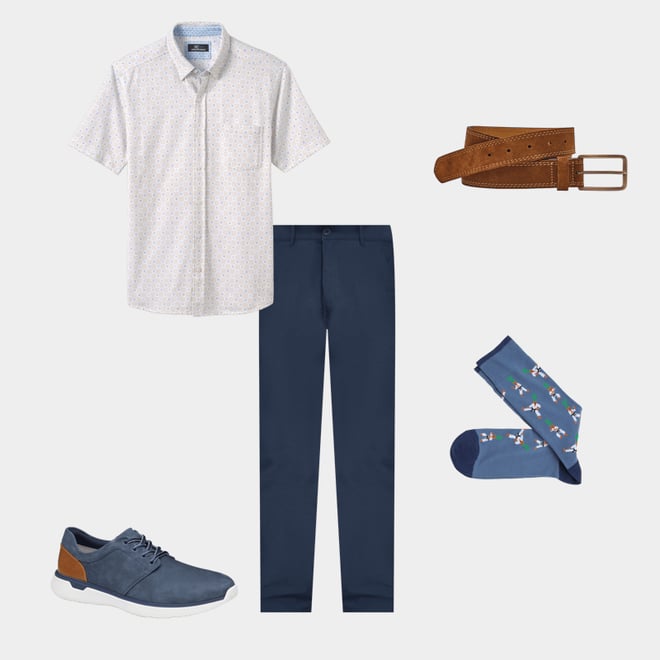 1st bundle featuring 4 items which compliment XC4® Performance Flat-Front Pants