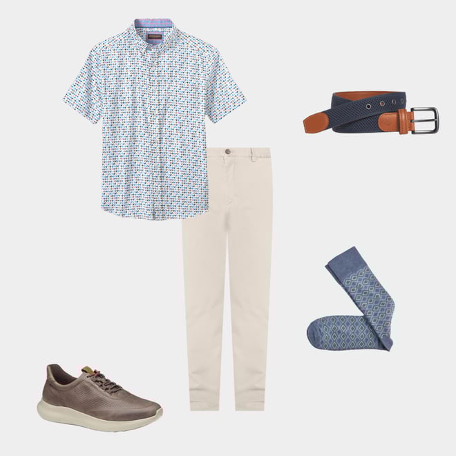 7th bundle featuring 4 items which compliment Amherst Engineered Knit Belt