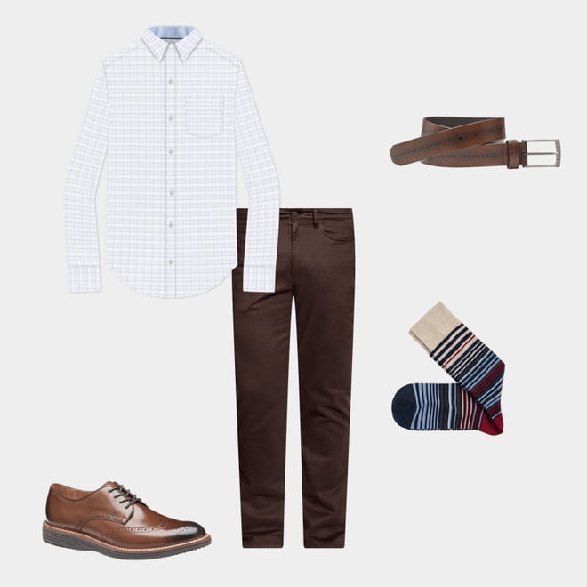 5th bundle featuring 4 items which compliment Striped Dress Socks