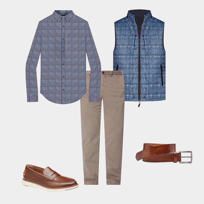 6th bundle featuring 4 items which compliment Upton Reversible Vest