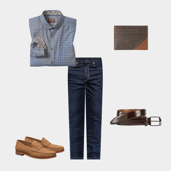 1st bundle featuring 4 items which compliment Baldwin Penny Loafer