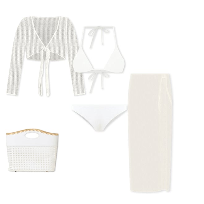 1st bundle featuring 4 items which compliment Soliel Sarong Skirt