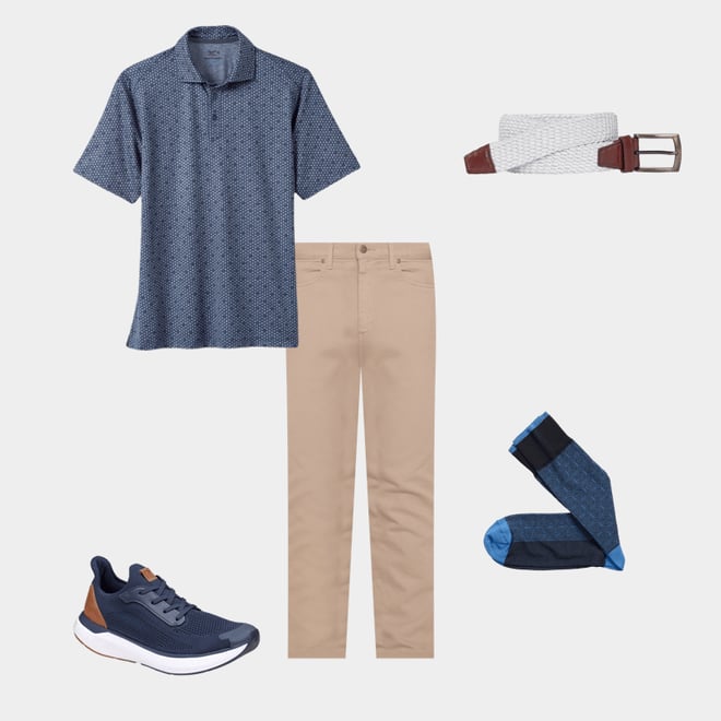 6th bundle featuring 4 items which compliment Circle Grid Socks