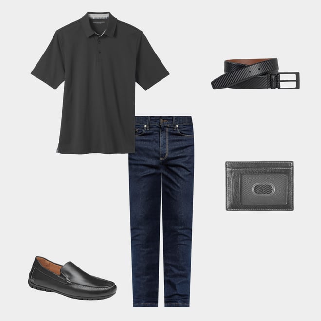 1st bundle featuring 4 items which compliment Diagonal Embossed Belt