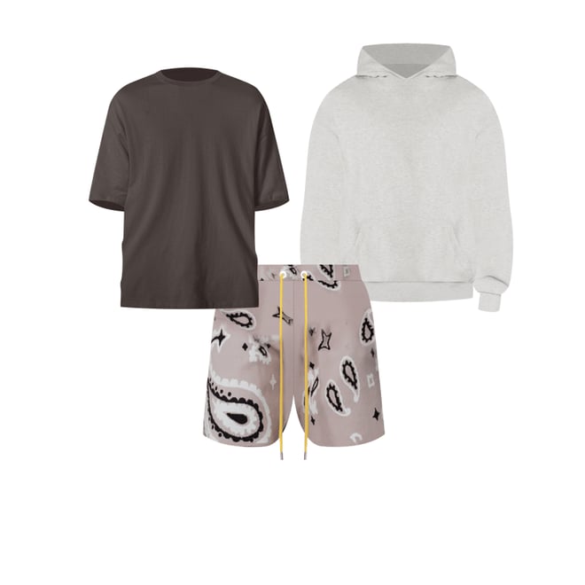 4th bundle featuring 2 items which compliment Every Day Hoodie - Grey
