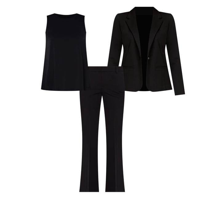 3rd bundle featuring 2 items which compliment Fitted Blazer Super Stretch Ponte