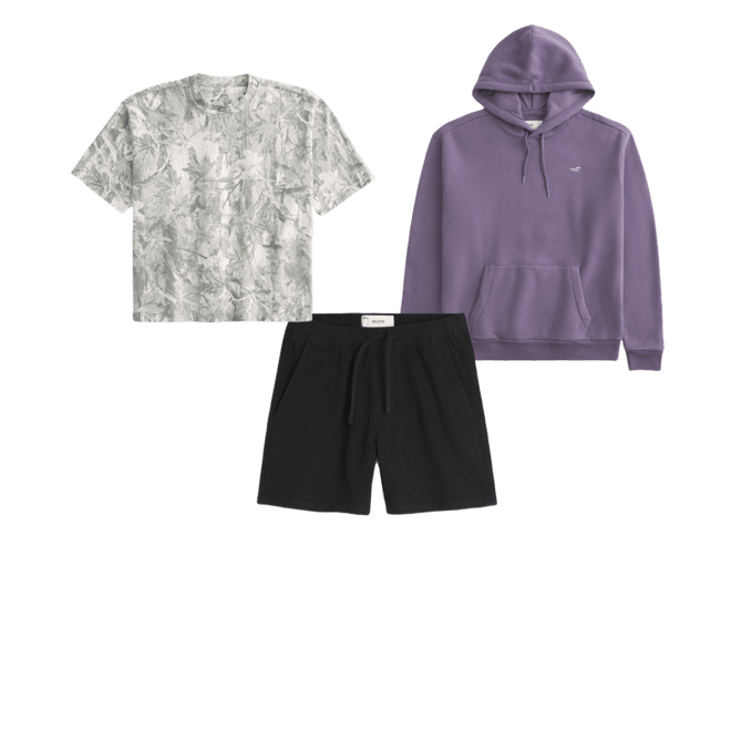 Boxy Heavyweight Crop Camo Crew T-Shirt