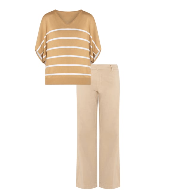 2nd bundle featuring 1 items which compliment Short Sleeve Dolman V-Neck Sweater