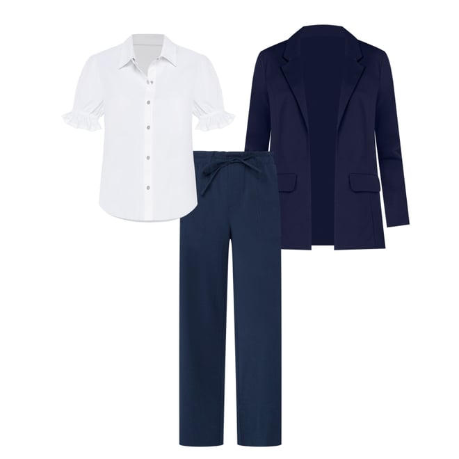 3rd bundle featuring 2 items which compliment Boyfriend Blazer With Princess Darts