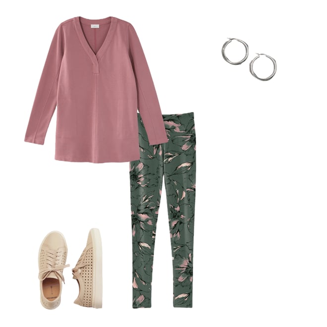 3rd bundle featuring 3 items which compliment J.Jill Fit Breathe Cotton Leggings