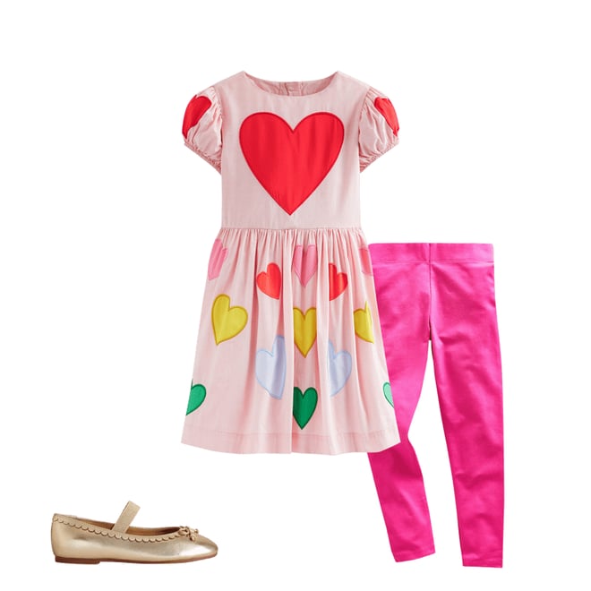uhr heart mom dress pink ハート　ピンク 3-4y uhr heart mom dress pink ハート ピンク 3-4y Uhr Heart Mom