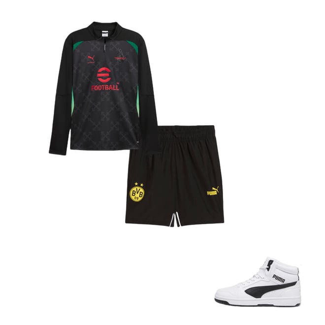 AC MILAN x OFF-WHITE™ Men's Pre-Match Quarter-Zip Top | PUMA