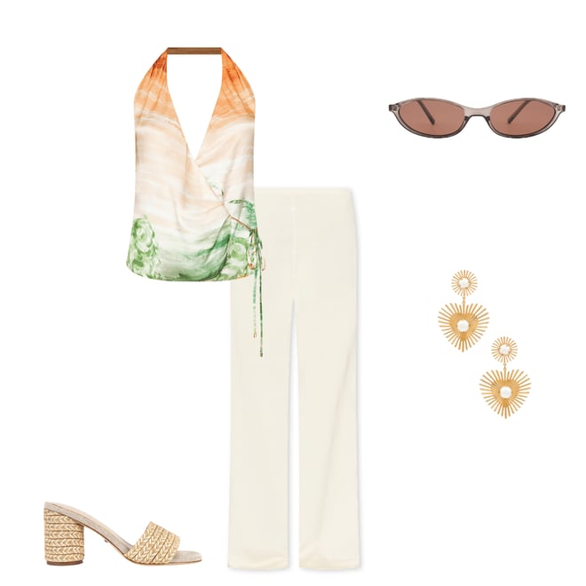 3rd bundle featuring 4 items which compliment X REVOLVE August Button Pants