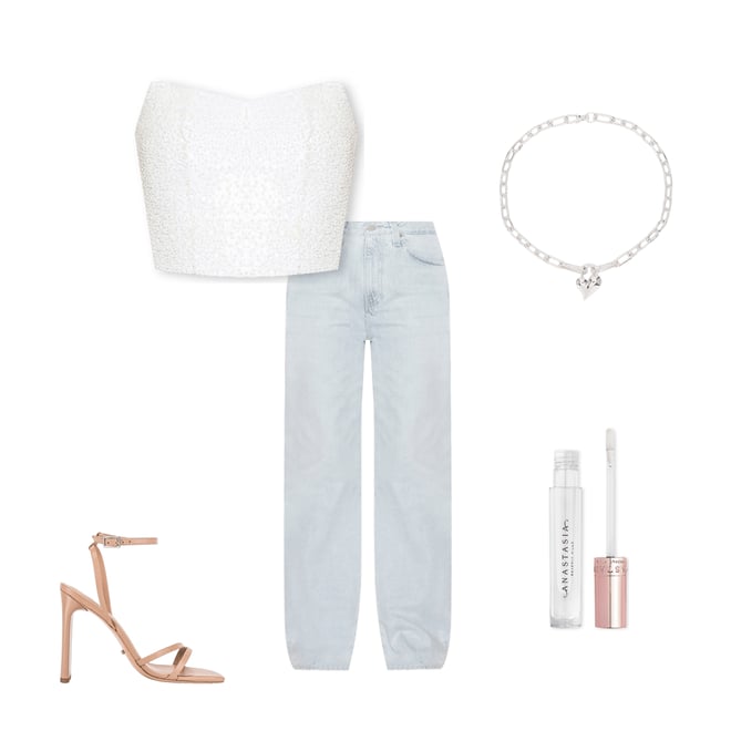 1st bundle featuring 4 items which compliment Emily Pearl Top