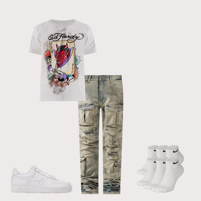 Ed Hardy Joker Tee