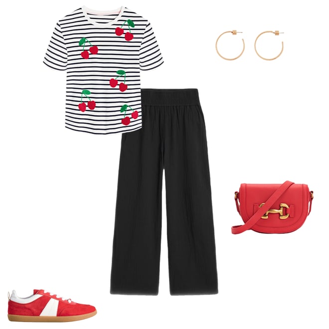 Cropped Double Cloth Pants-Black | Boden USA Cropped Double Cloth Pants-Black | Boden USA