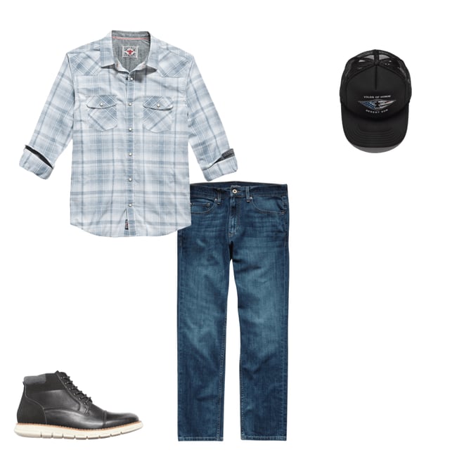 2nd bundle featuring 3 items which compliment  New! Folds Of Honor Foam Trucker - Black