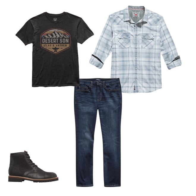 5th bundle featuring 3 items which compliment  Edgemont Boot - Charcoal