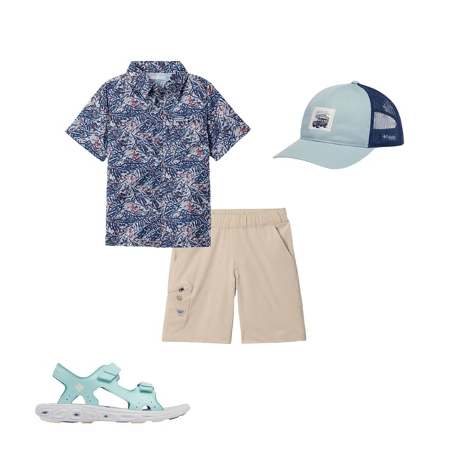 Kids' PFG™ Patch Snap Back Ball Cap