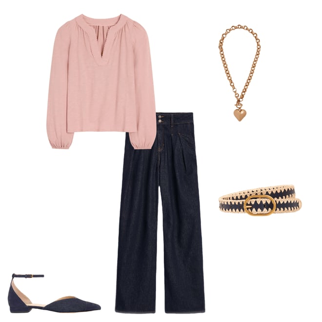 5th bundle featuring 4 items which compliment Whipstitch Classic Belt-Navy/Ivory
