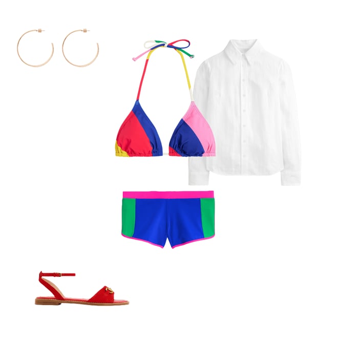 3rd bundle featuring 4 items which compliment Swim Shorts-Colbolt Blue