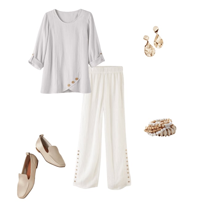 4th bundle featuring 4 items which compliment Zarina Gauze Tunic