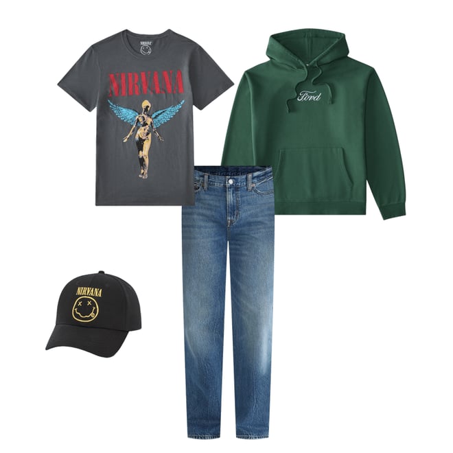 Nirvana In Utero Relaxed Graphic Tee