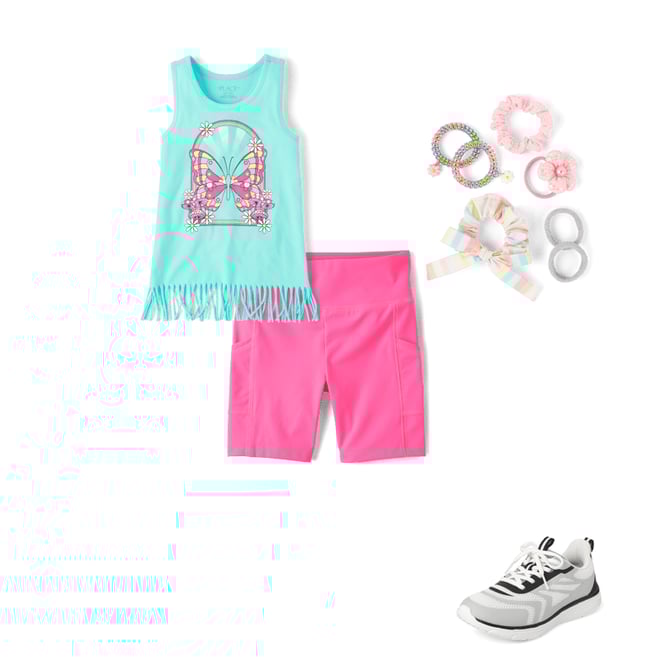 2nd bundle featuring 3 items which compliment Girls Quick Dry High Rise Bike Shorts