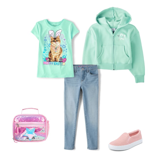 1st bundle featuring 4 items which compliment Girls Rainbow Sequin Shakey Star Lunchbox