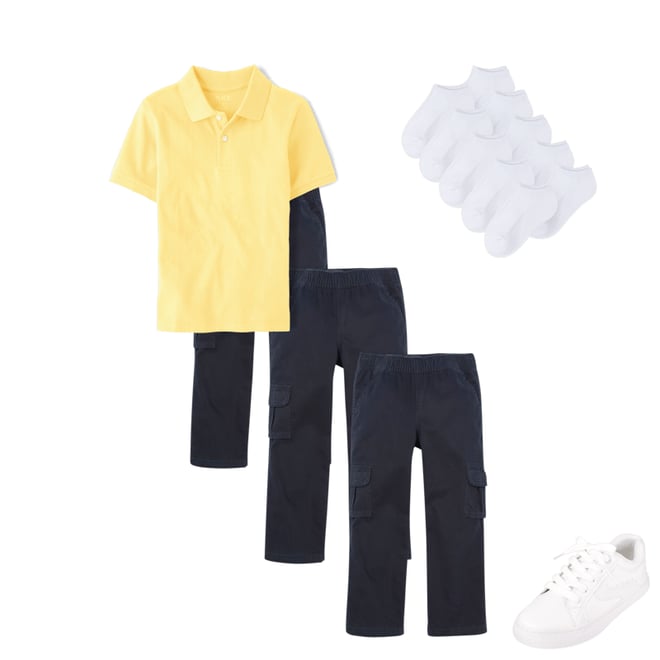 2nd bundle featuring 3 items which compliment Kids Uniform Pique Polo