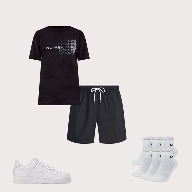 Armani Exchange Repeat Graphic Tee