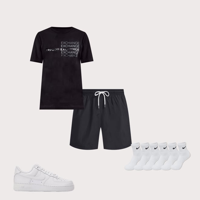 Armani Exchange Repeat Graphic Tee