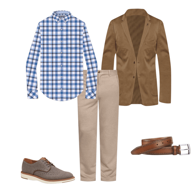 Men's XC Flex® Knit Pants in Tan Twill | Johnston & Murphy